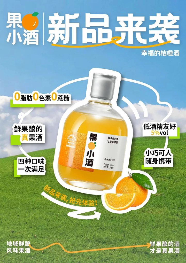 果小酒新品来袭海报